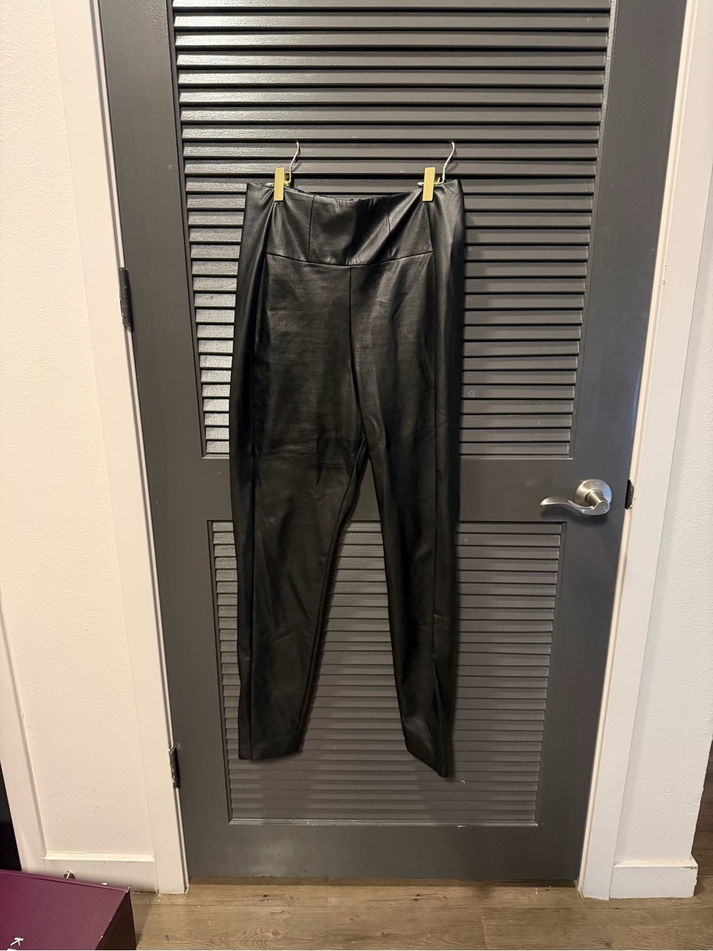 Guess Black Faux Leather Skirt